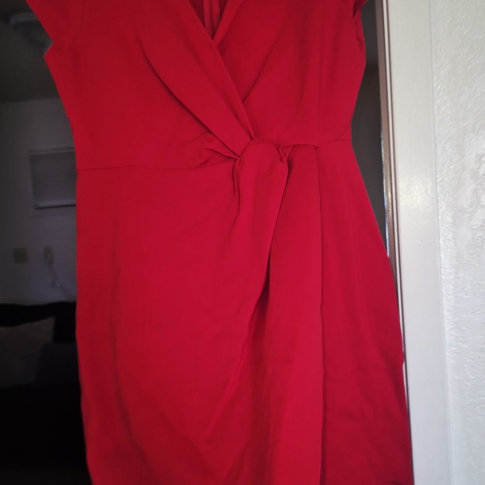 Worthington Vibrant Red Mini Dress